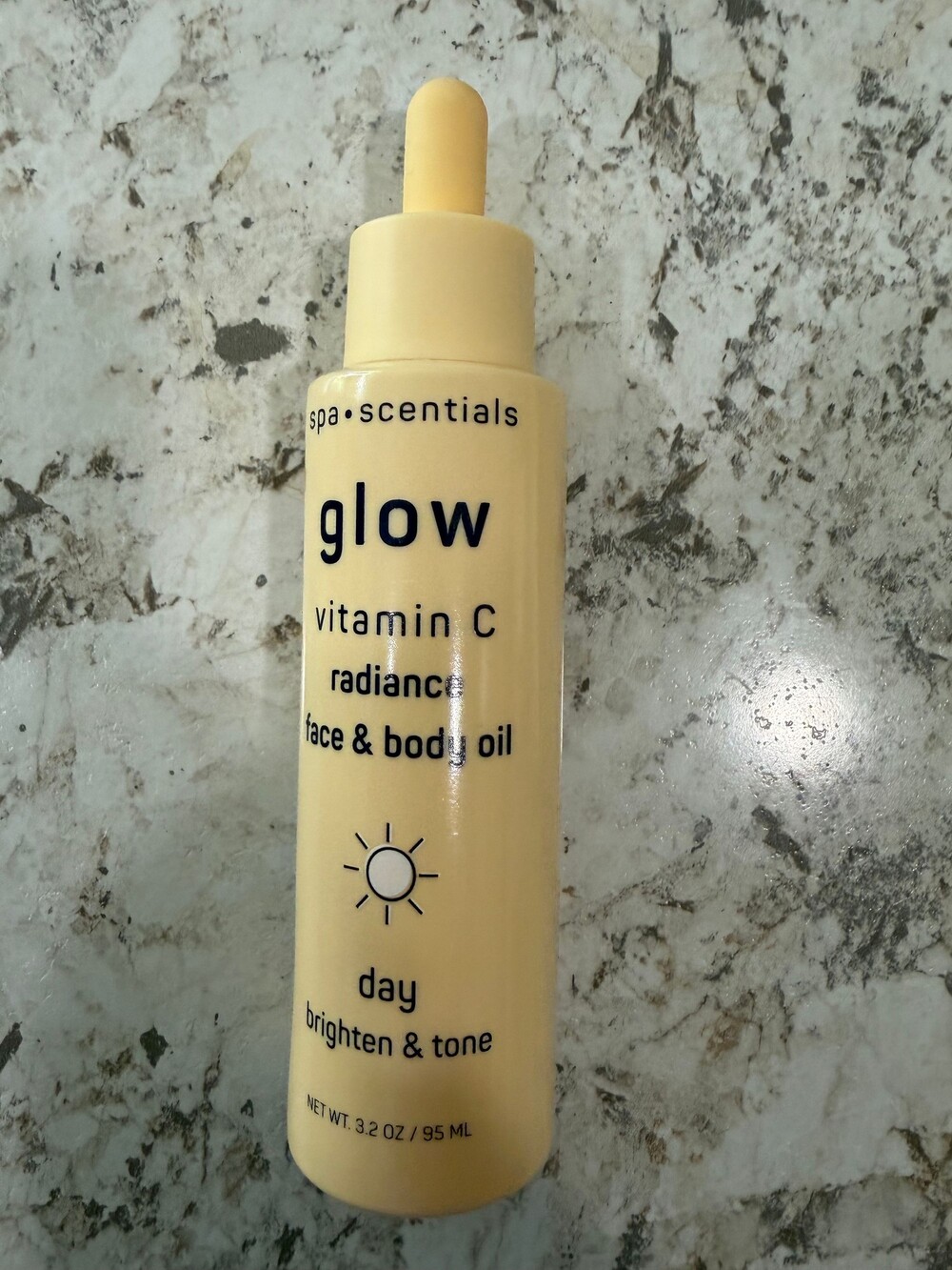 Spa Scentials Glow Vitamin C Radiance Face & Body Oil 3.2 oz